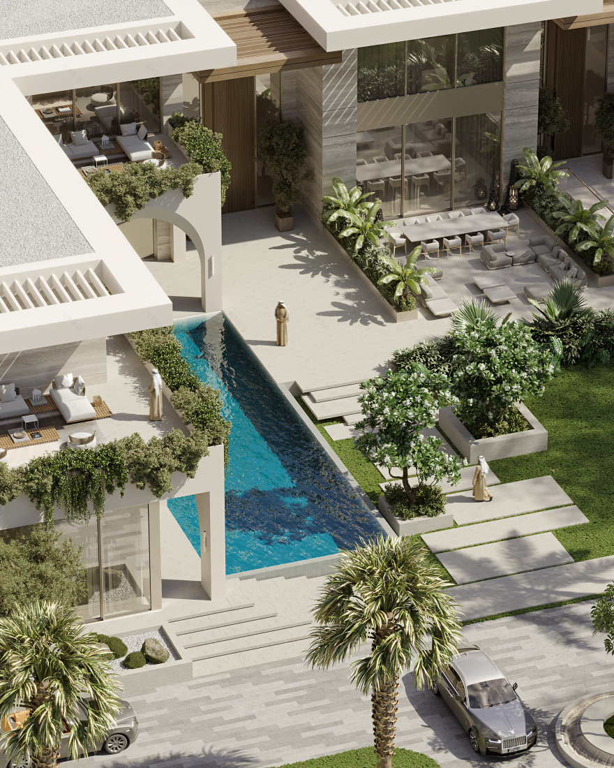 阿赖耶公寓(注:Alaya音译为阿赖耶,Residence常见释义为住宅、公寓 ,若有特定背景信息,可能需要更合适的译法) 丨沙特阿拉伯利雅得丨SPACES ARCHITECTS-7