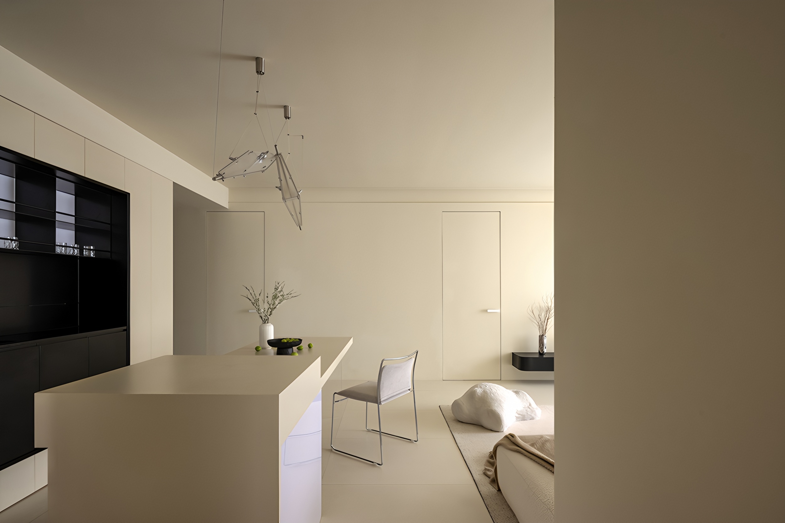 浙江温州135㎡极简基调丨中国温州丨邓德进设计-14