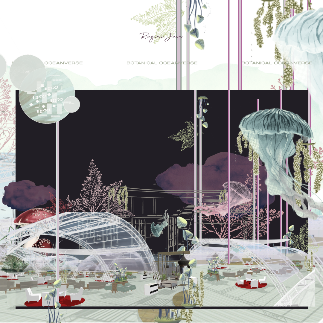 Botanical Oceanverse - Environment Concept Illustration-0