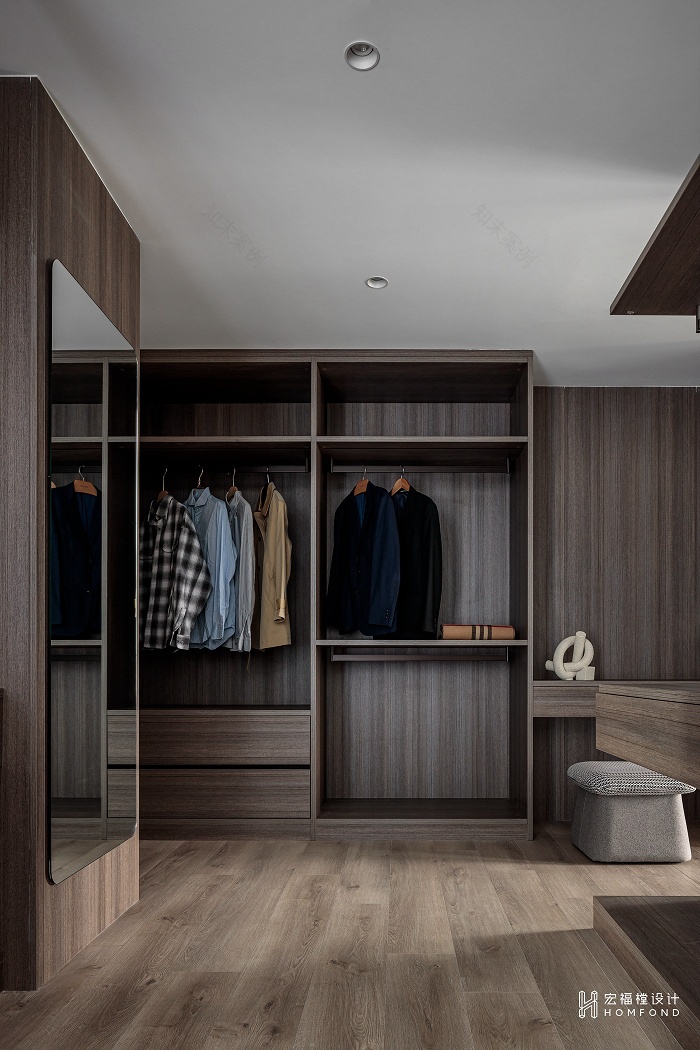 现代都会风格跃层住宅设计丨中国成都丨成都宏福樘设计-49