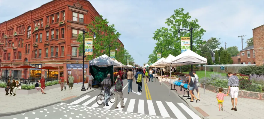 Allen Street Complete Streets Reconstruction — Halvorson | Tighe & Bond-5