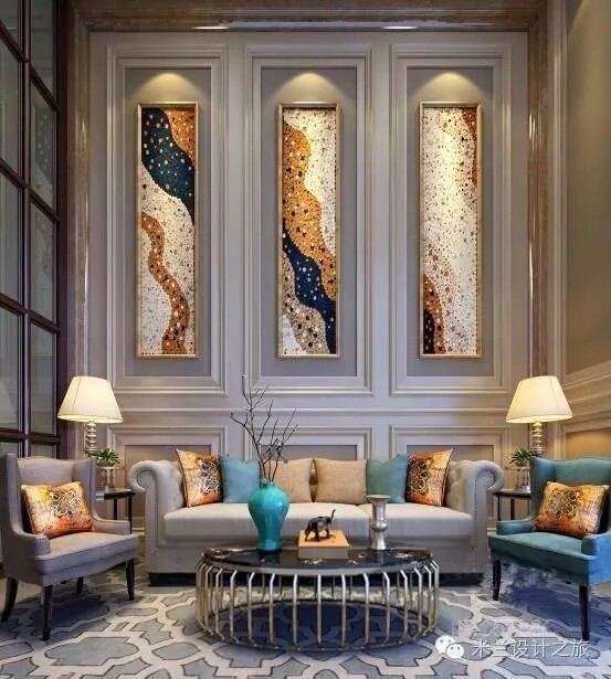 简约灰色调现代客厅设计案例-6