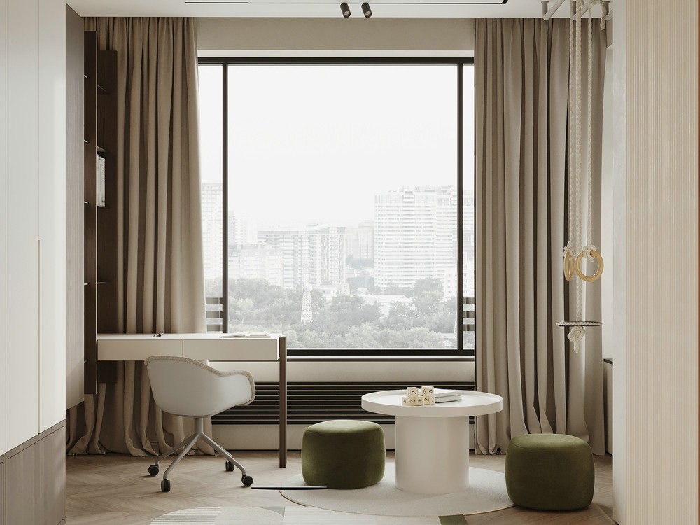 莫斯科125㎡简约风住宅设计 超舒适！-12