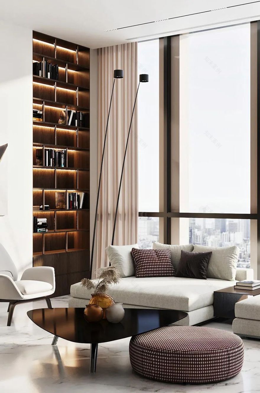 现代轻奢公寓设计丨CHRISTINA BENNETT-34