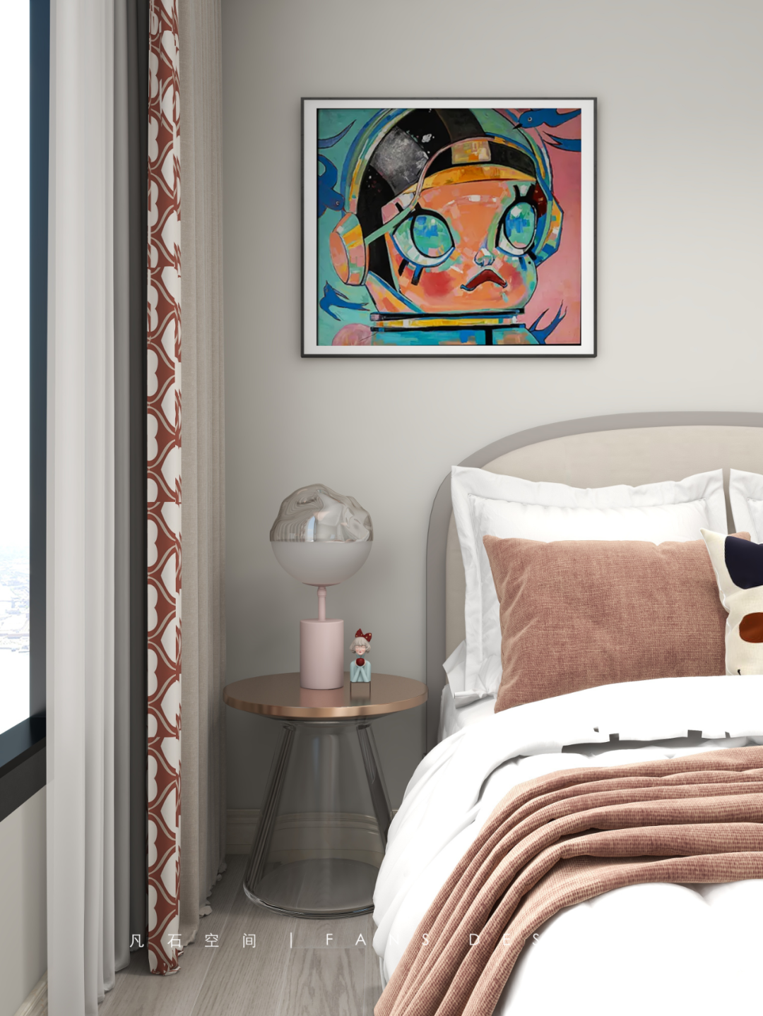 花漾摩登 · 现代简约风格与艺术元素的完美融合丨中国成都丨成都凡石空间设计-65