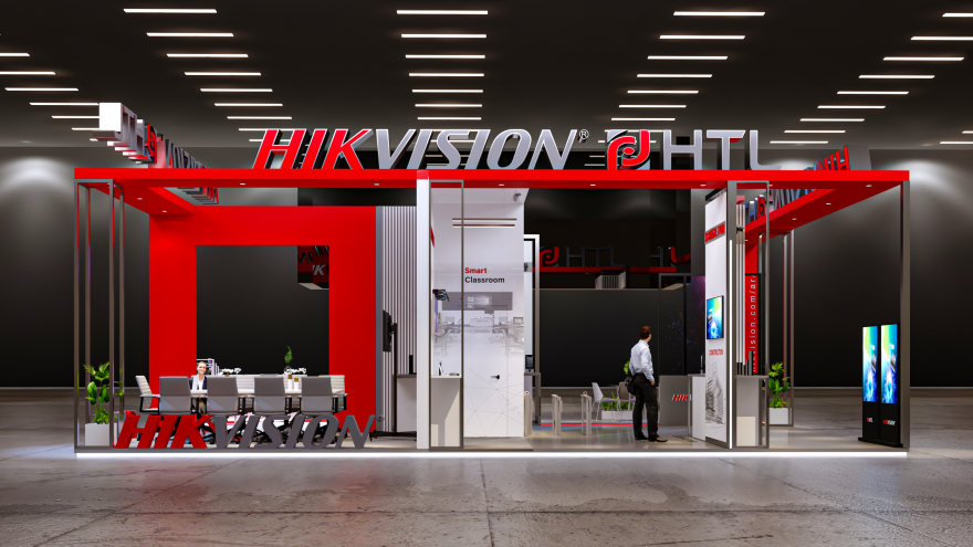 海康威视和 HTL 于 2023 年海湾信息技术展-7