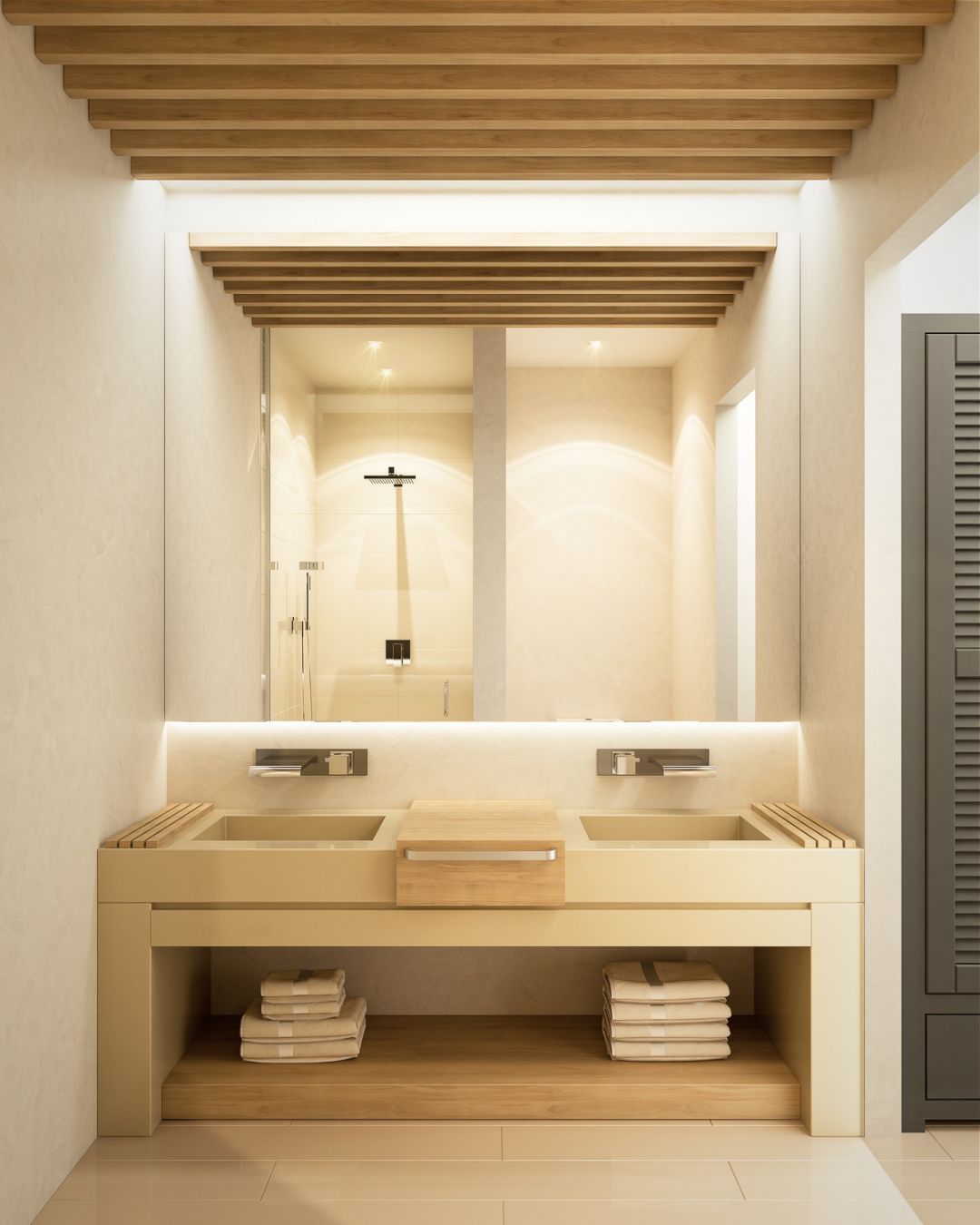 双人洗漱台设计,打造高品质卫浴空间-52