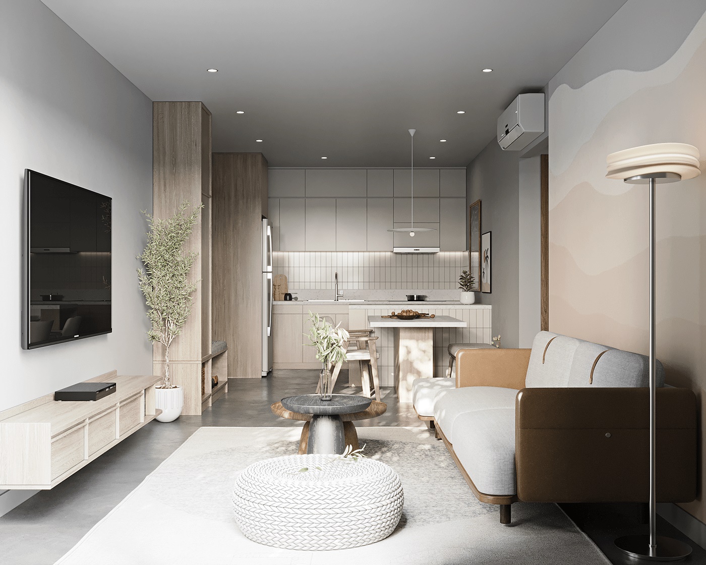 小空间公寓设计 超治愈的设计！-2