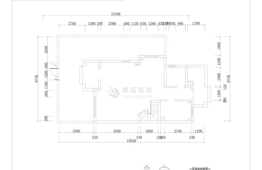 宝格丽小镇 260 平米欧式别墅，鲁班装饰呈现咸阳店原创设计-2