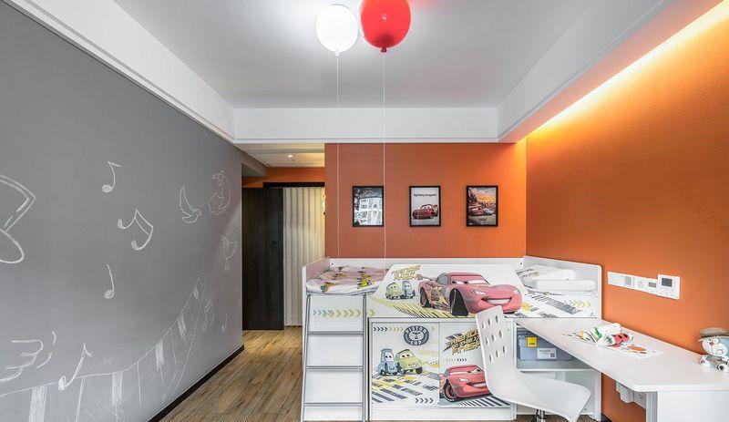 现代风格【山水和园】220㎡家居设计,美食、儿童、阅读空间一应俱全-11