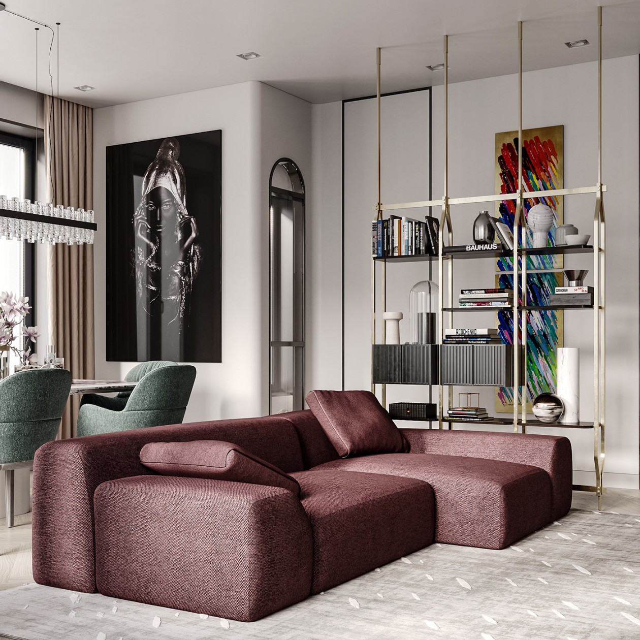 120㎡多彩色系公寓 超有治愈性！-3