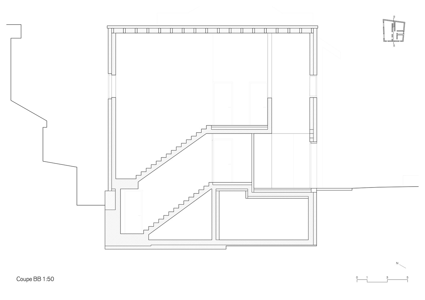 瑞士 Be· 村混凝土与木材结合的现代别墅设计丨studio SML-40