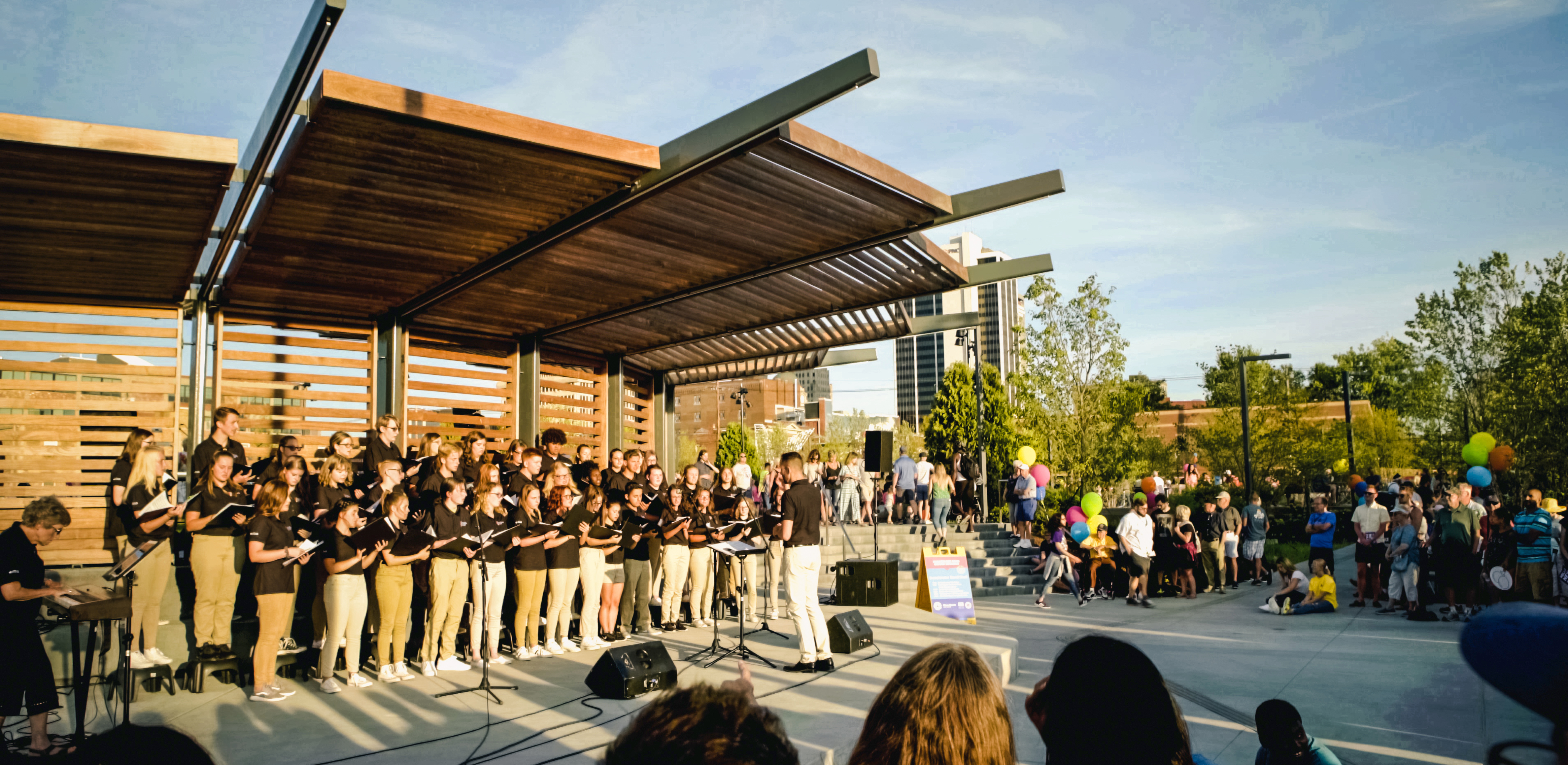 印第安纳州河滨福沃斯堡的 Promenade 公园丨Lamar Johnson Collaborative-26