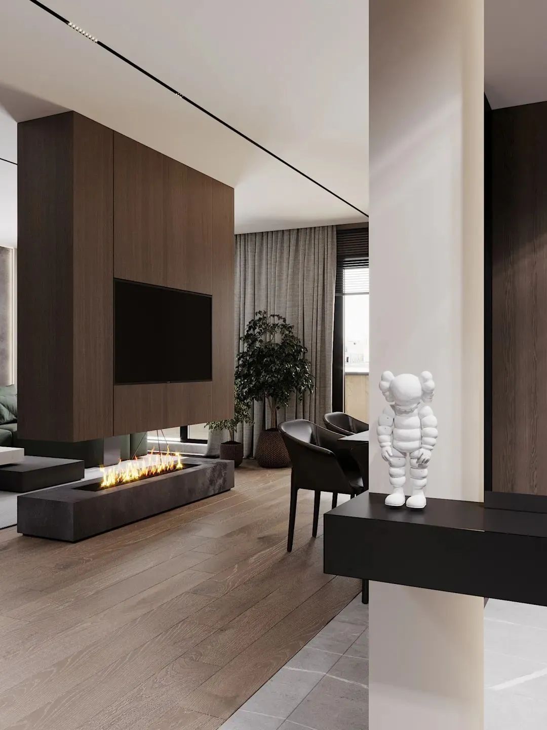 126㎡高级灰木系私宅-6