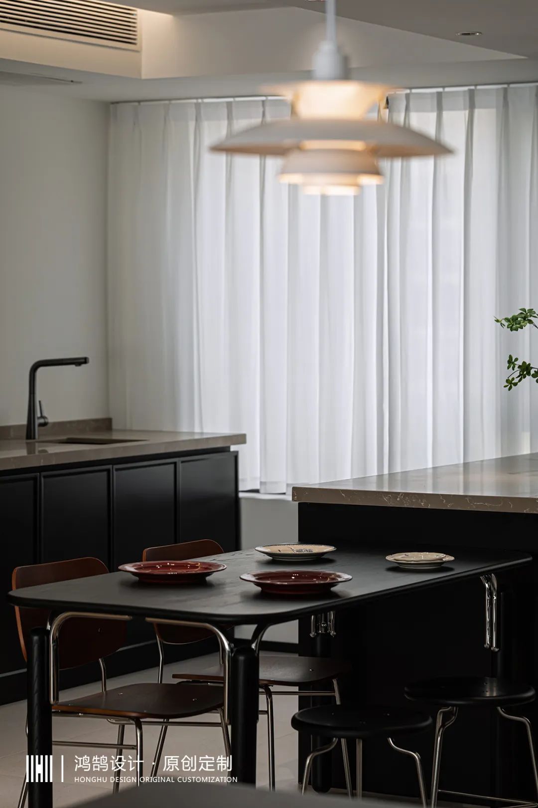 143㎡现代中古风私宅设计丨赵慧-29