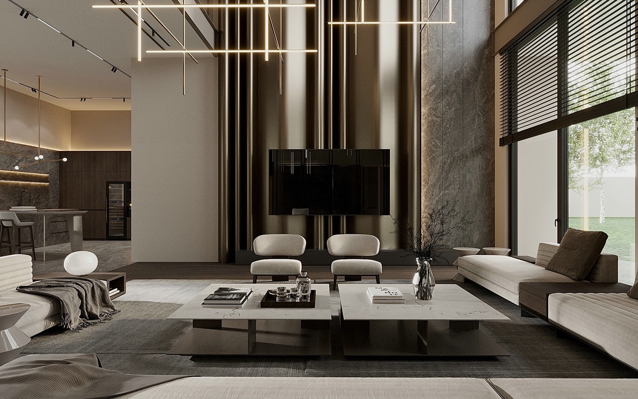 高级色系住宅设计 高级配色，演绎都市万种风情-2