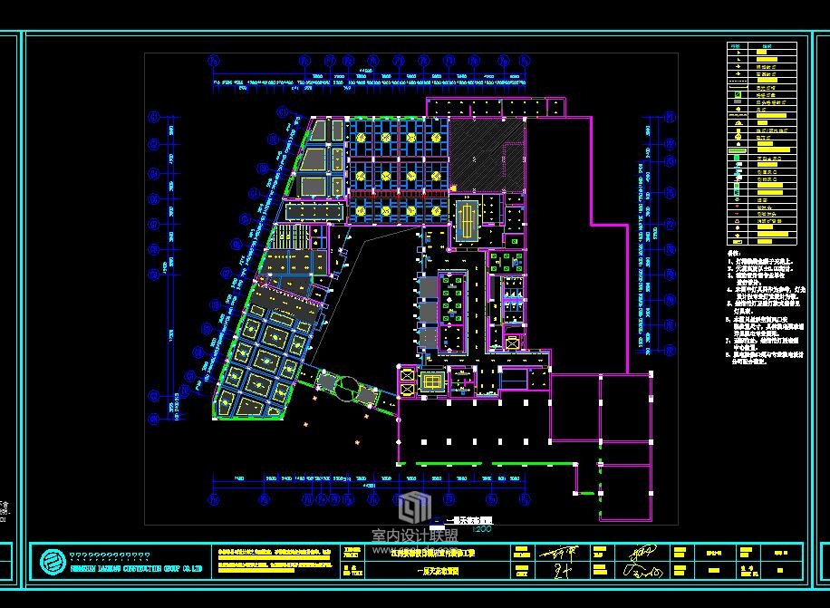 江西婺源假日酒店施工图-11