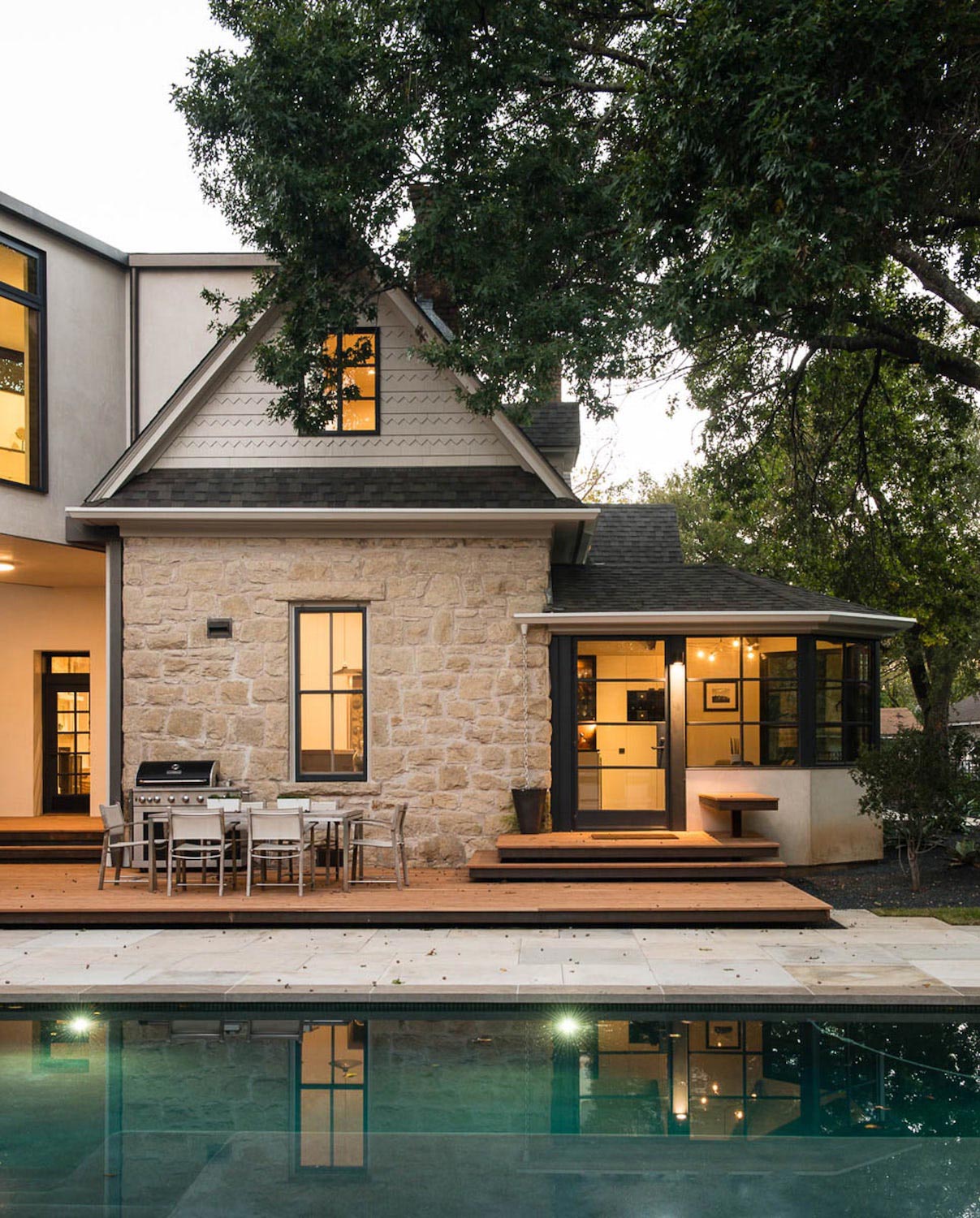 Modest, thick walled stone structure built in 1871 that sits within view of the castle on the hill   CAANdesign  Architecture and home design blog-4