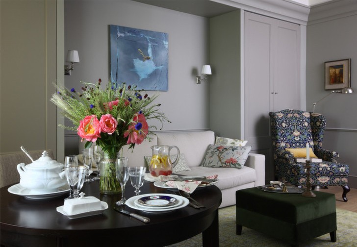 莫斯科绿意盎然的英式公寓-1