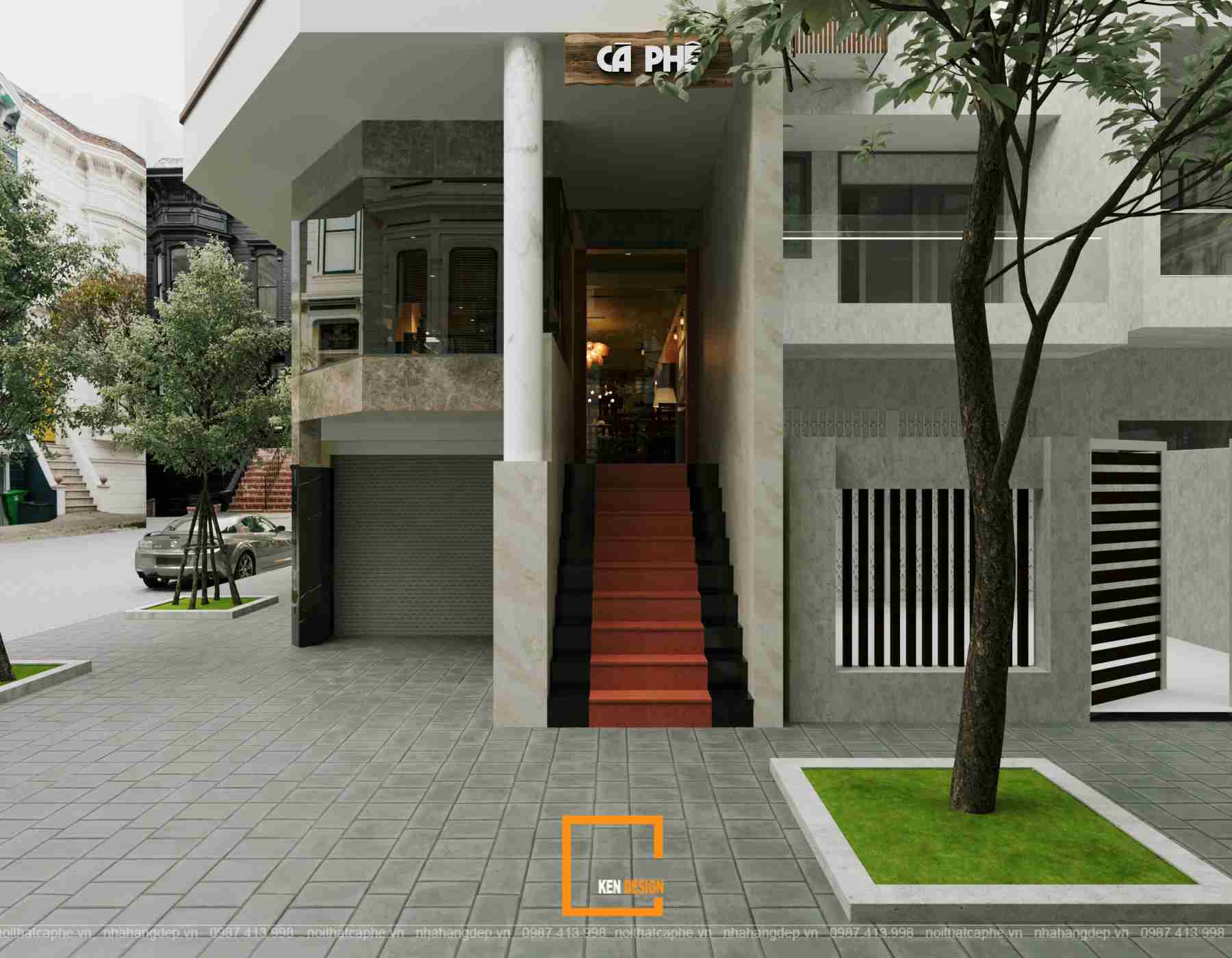 Tic Coffee咖啡馆设计丨越南胡志明市丨KenDesign-12