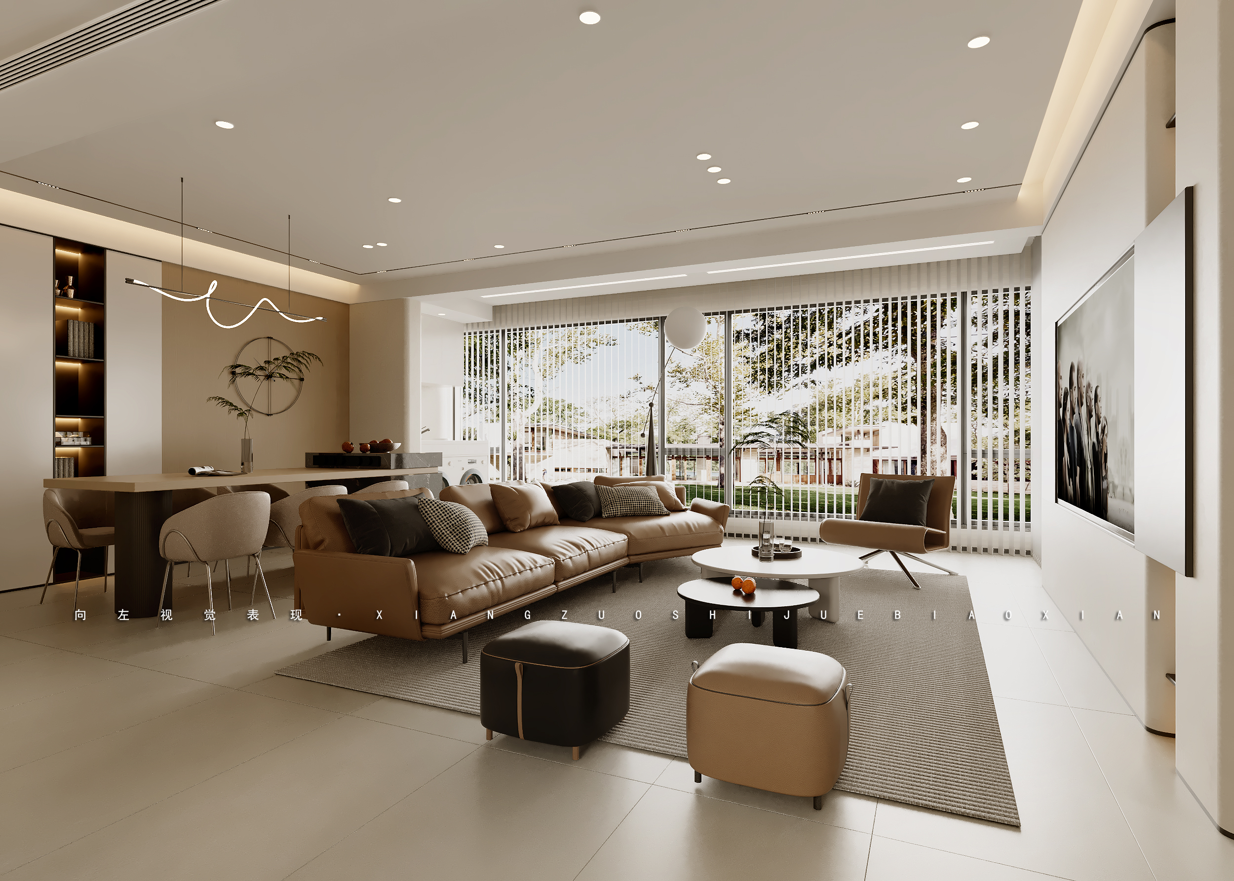 奶油风效果图案例-3