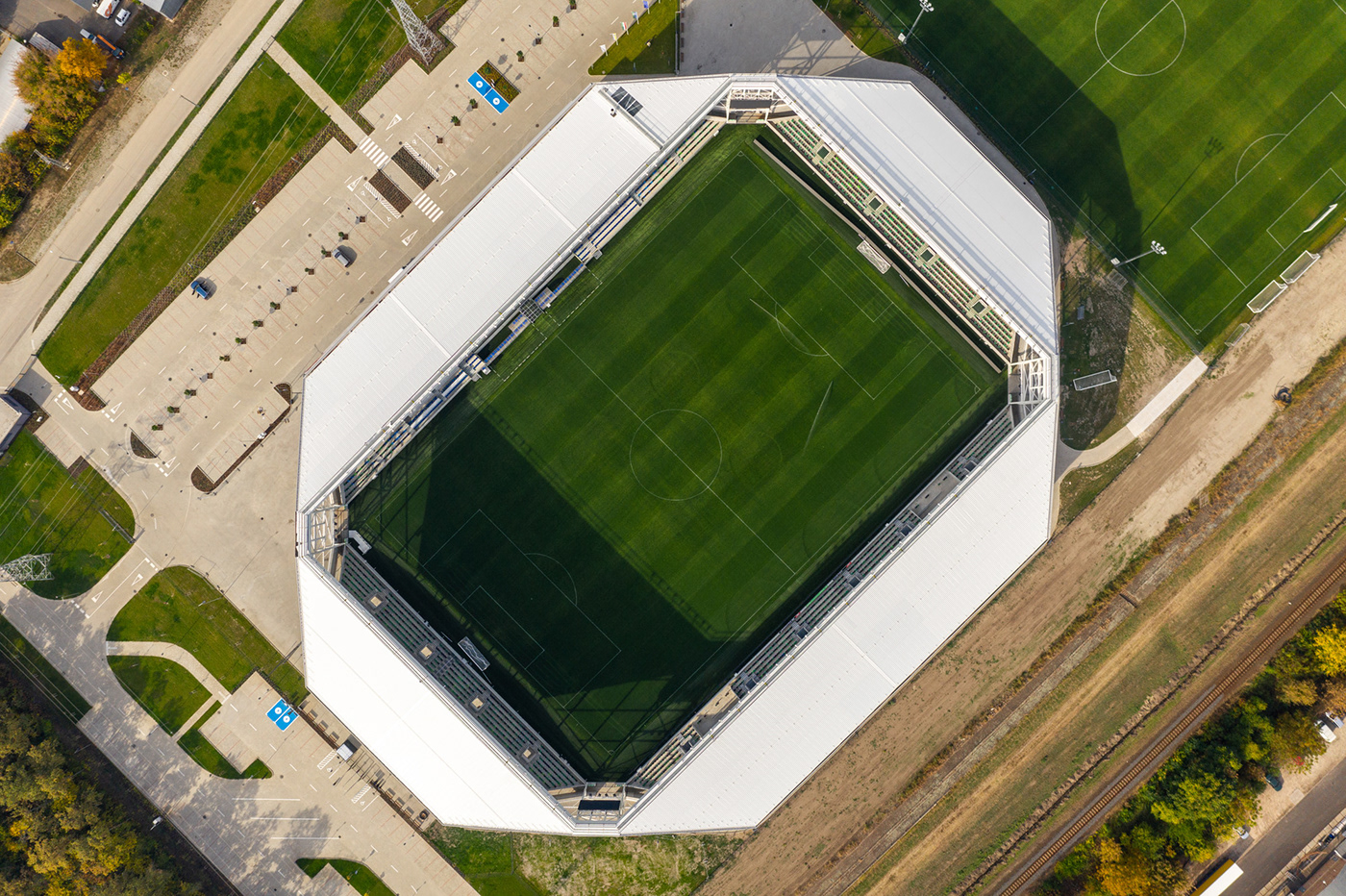 匈牙利体育场的空中视角-6