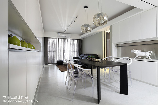 熙和园  极简空间样板间-13