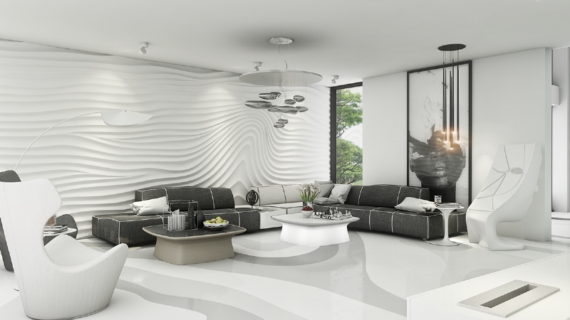 清爽高雅的国外住宅-10