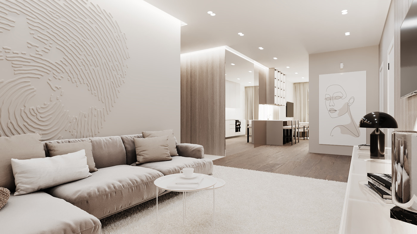 简约风公寓设计 精致时尚，舒适自然-2