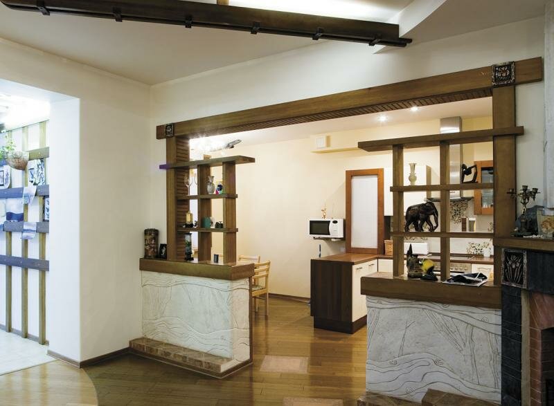 30平米厨房与客厅合并空间设计-92