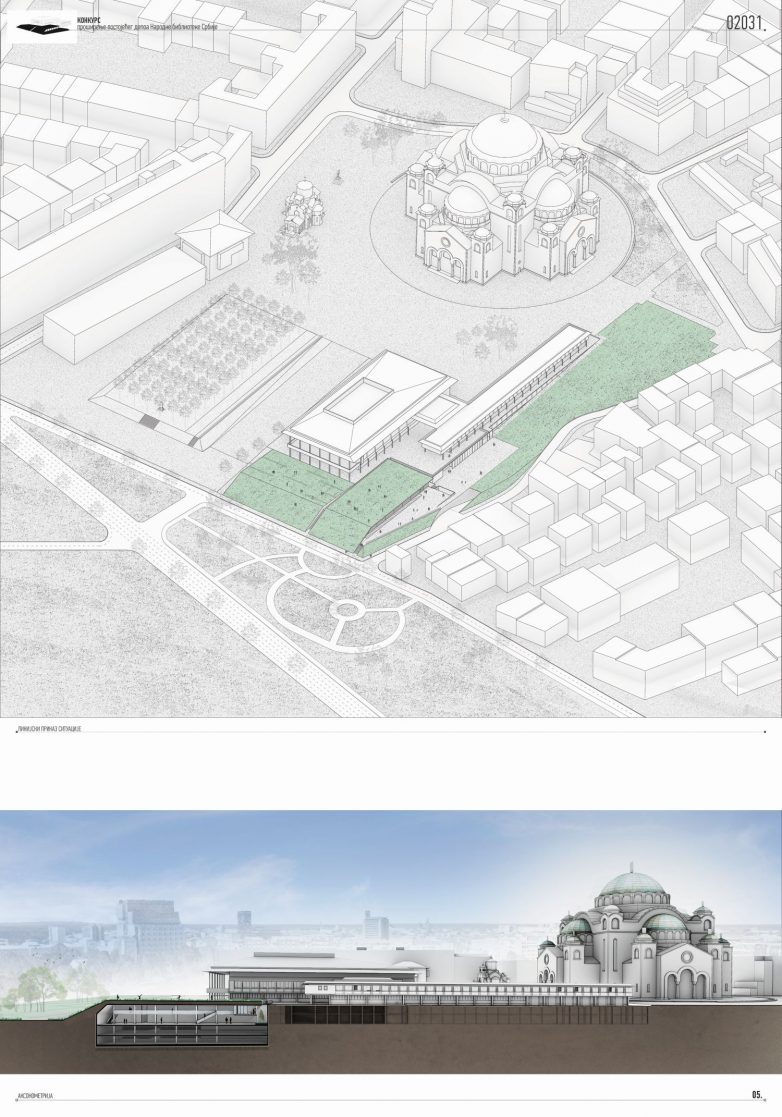 塞尔维亚国家图书馆仓库扩建项目丨贝尔格莱德丨MITarh d.o.o.等（获奖团队）-35