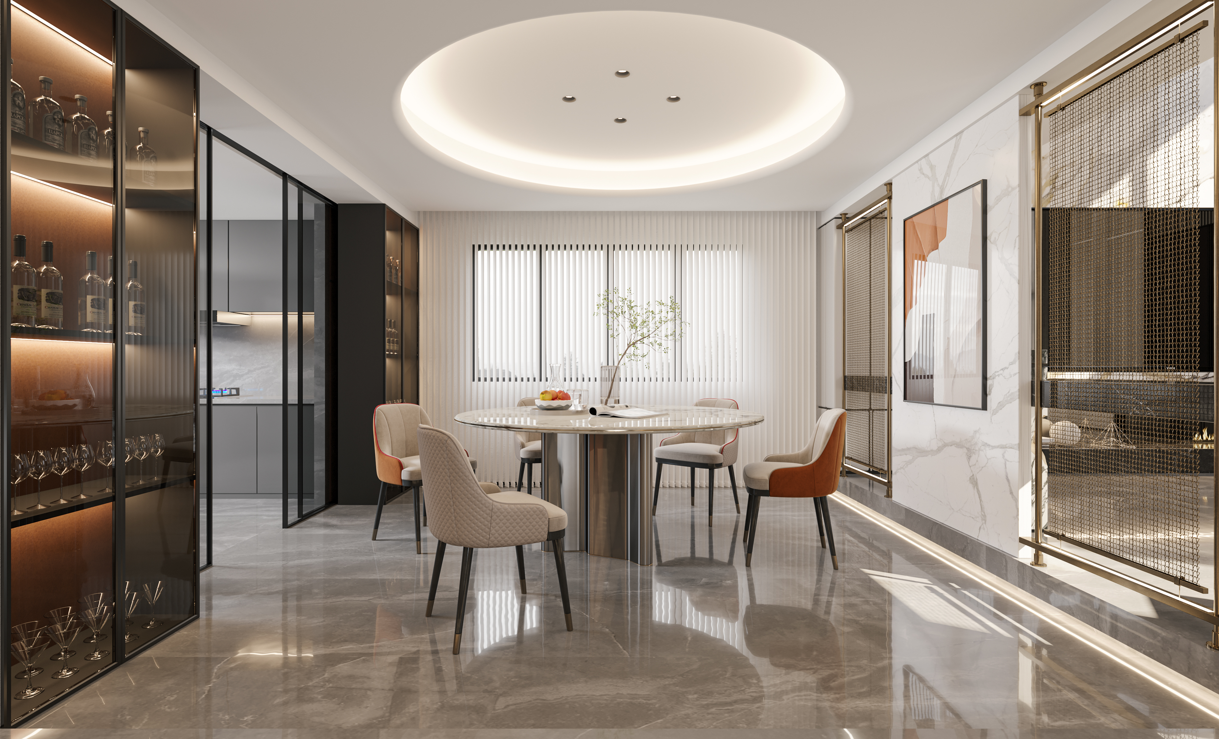 轻奢风格效果图作品丨冈舍小李-19