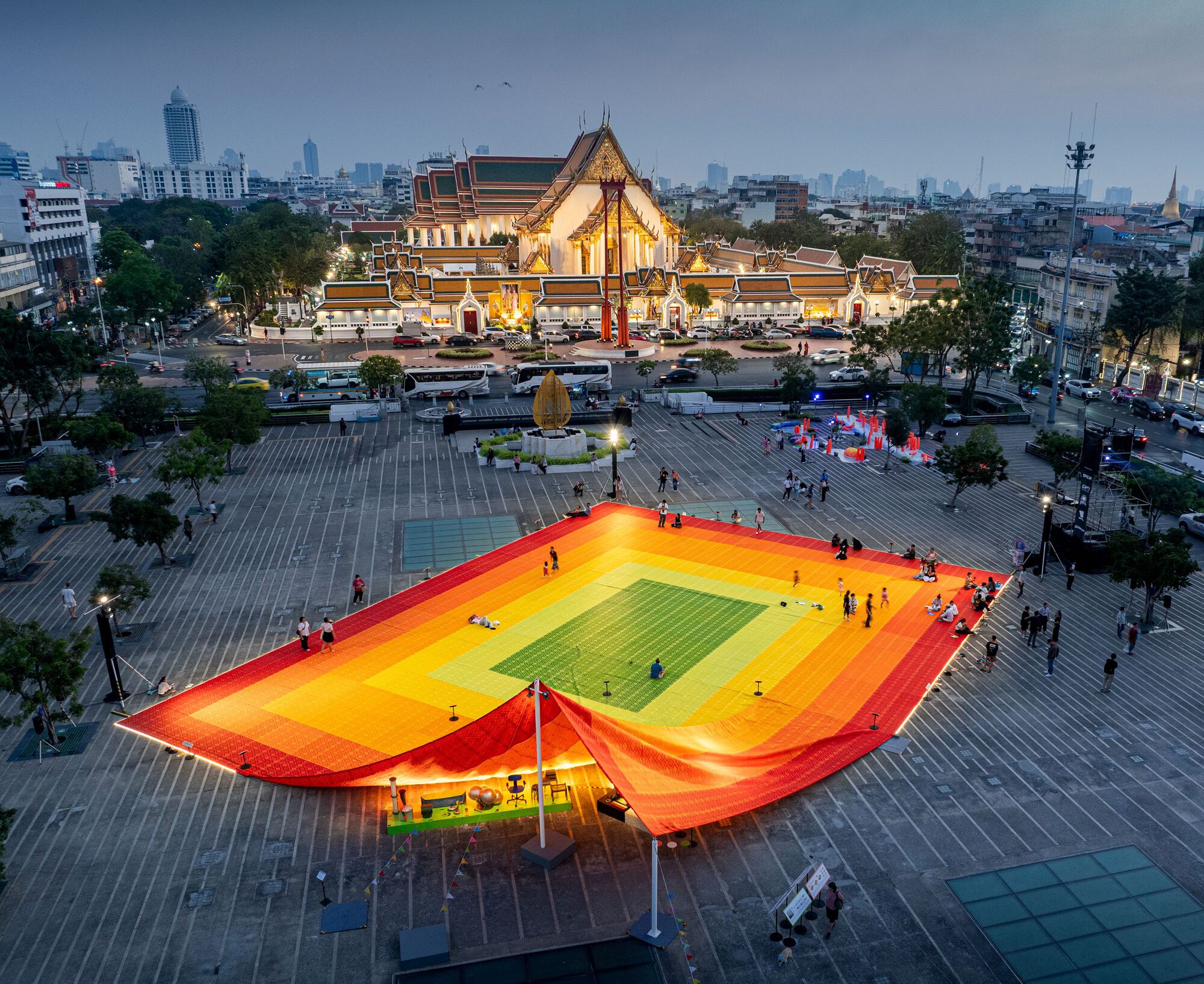 Mega Mat Installation Bangkok Design Week / MVRDV-35