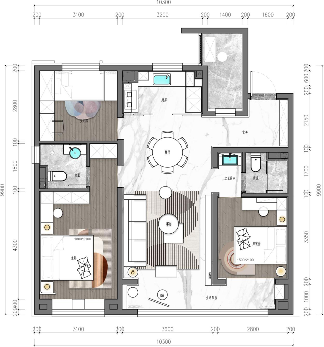 旭辉·华北天津滨海江来丨中国天津丨赛拉维设计CLV.DESIGN-64