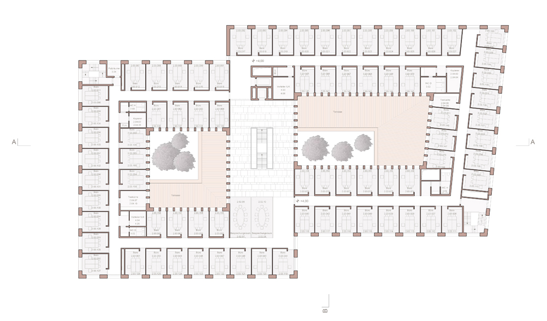 曼海姆大学新研究教学楼丨德国曼海姆丨Jan Kleihues与Johannes Kressner-9