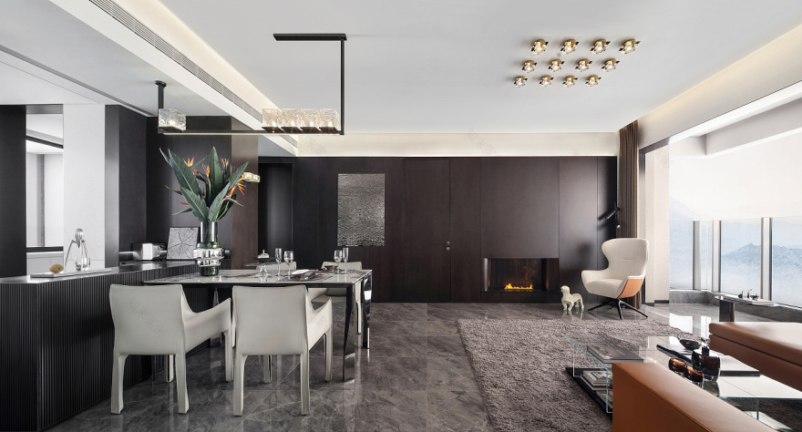 越秀·和樾府样板展示间丨中国深圳丨Poetic Design 诗意空间设计-4