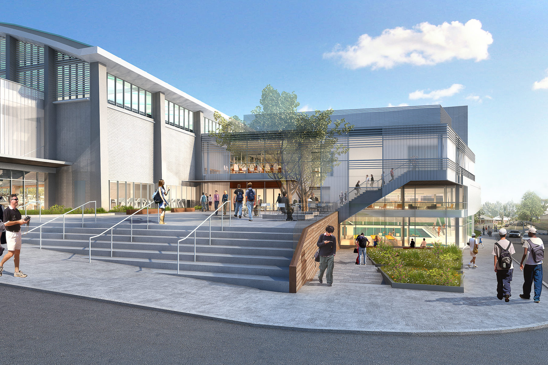 Queens College Fitzgerald Gymnasium Renovation and Expansion - Sasaki-2