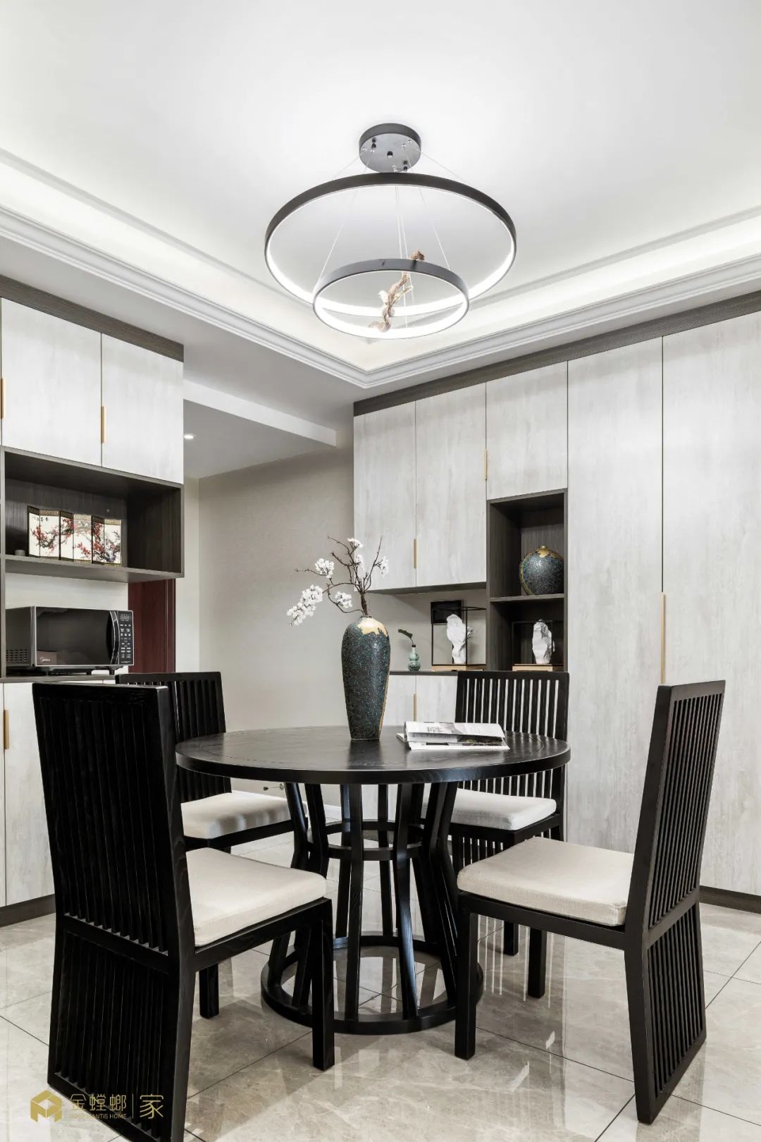 116㎡新中式设计 ▏烟雨入江南 山水如墨染-43