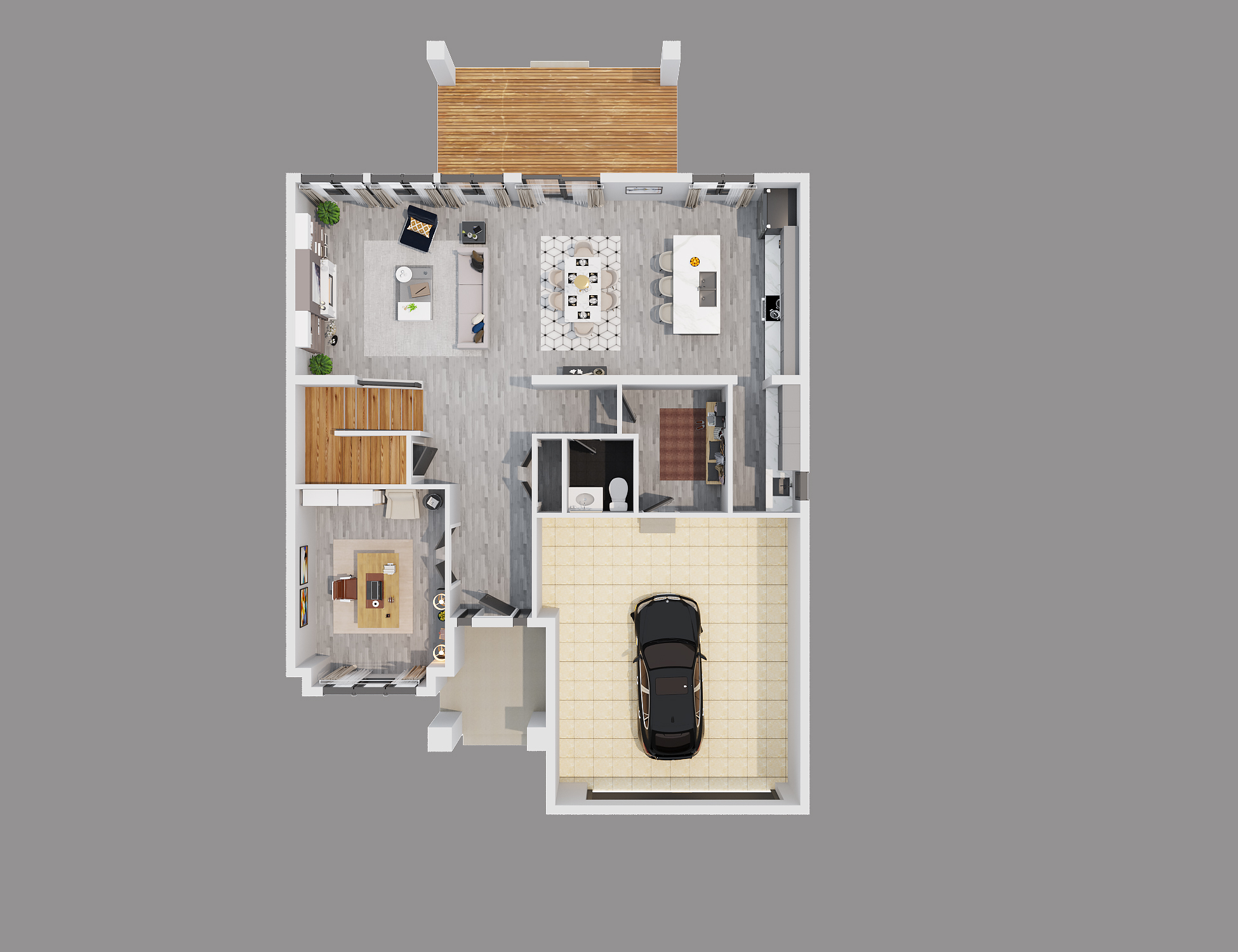 三维楼层平面图-13