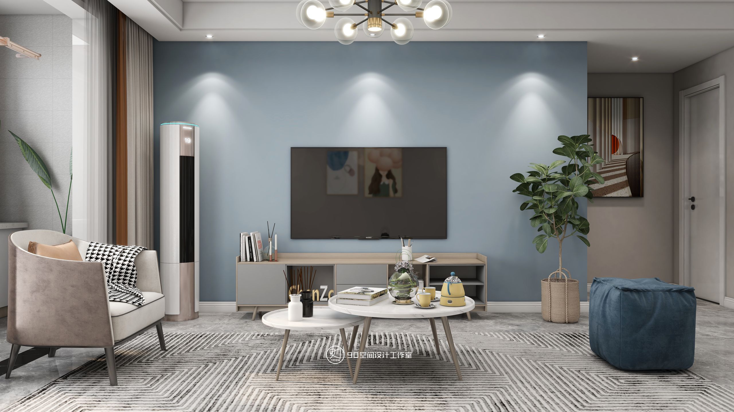 北欧风格清新家居设计-5