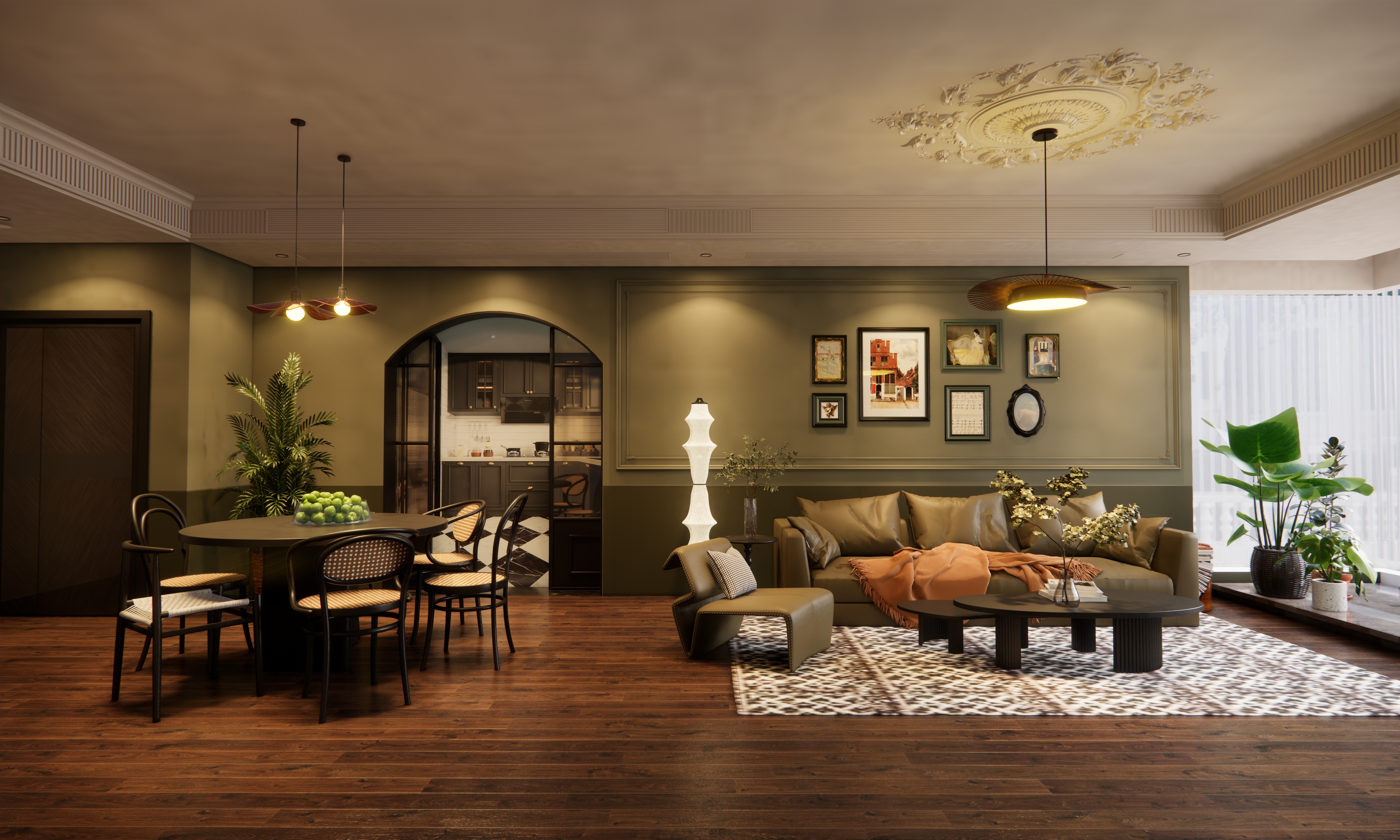 最近整理的一些家装案例效果图-16