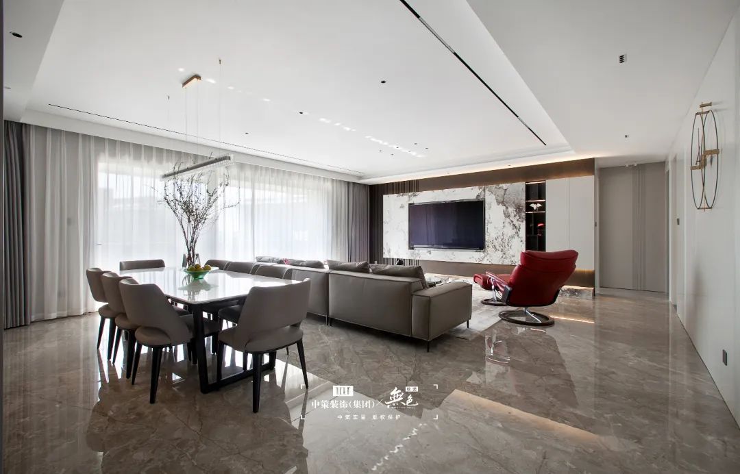 度假生活诗 · 昆明 200㎡大平层设计丨中国昆明丨中策装饰-17