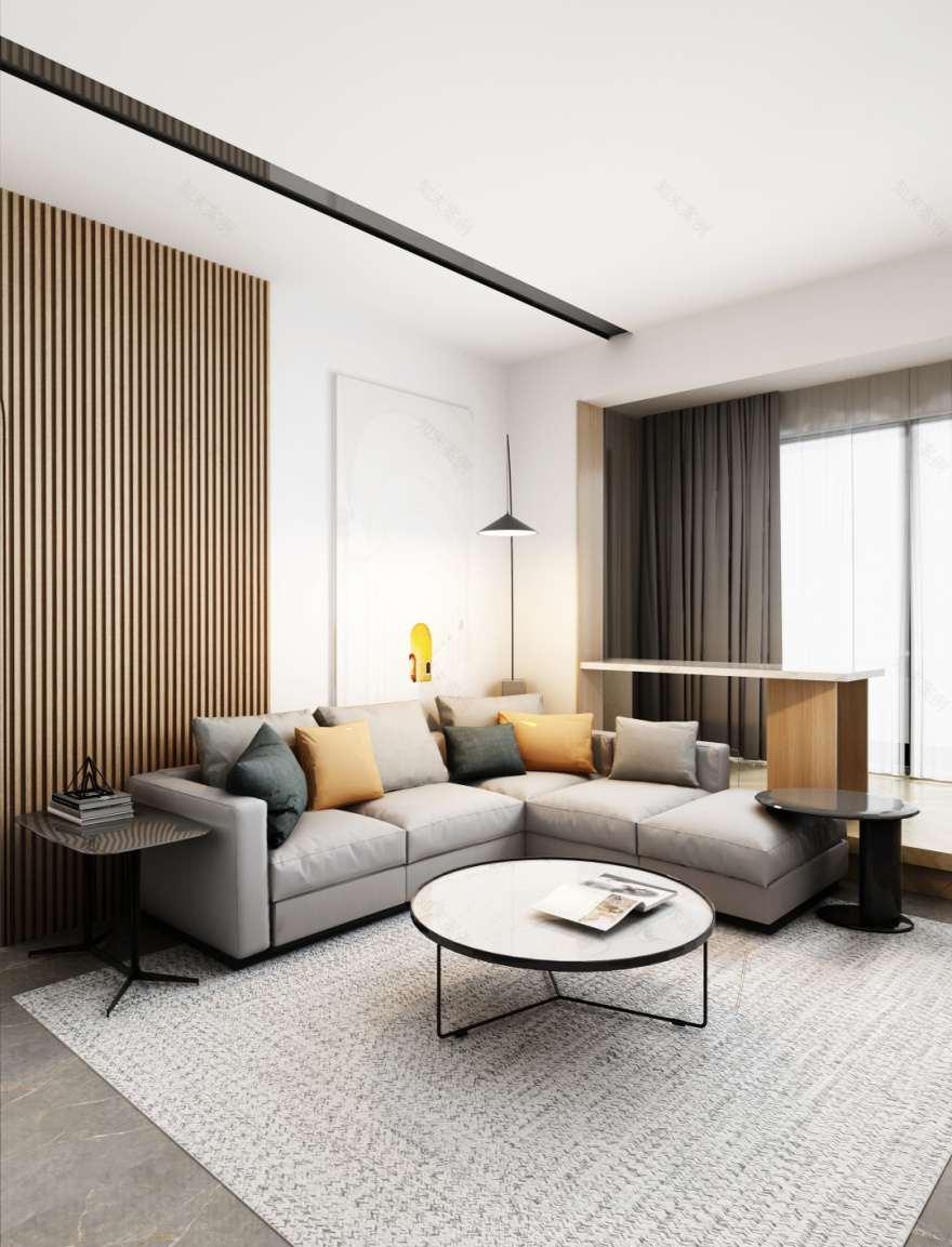 林云设计 | 广西万盛 140㎡现代公寓,绿色生活空间-30