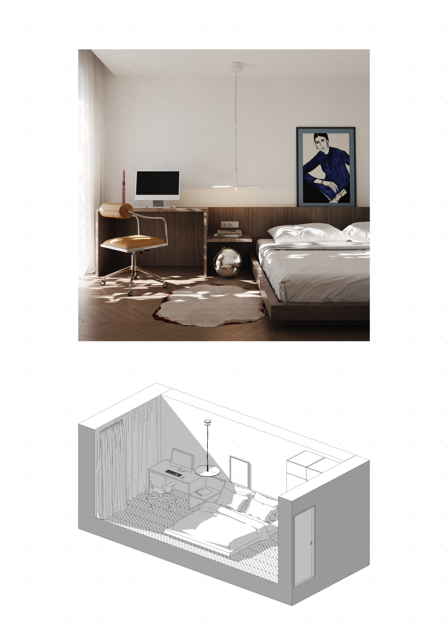 泽莱娜公寓丨UkraineLviv丨st8.designstudio-33