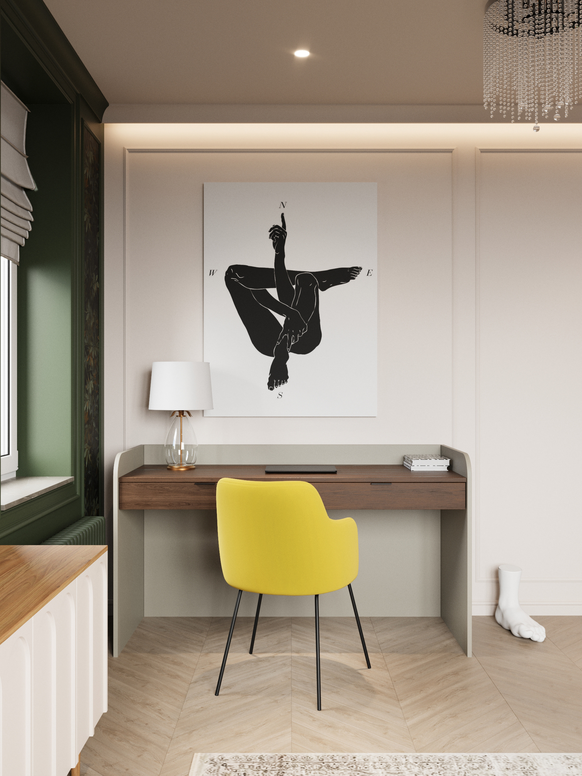 “НЕОНОВАЯ ОСЕНЬ”公寓室内设计-38