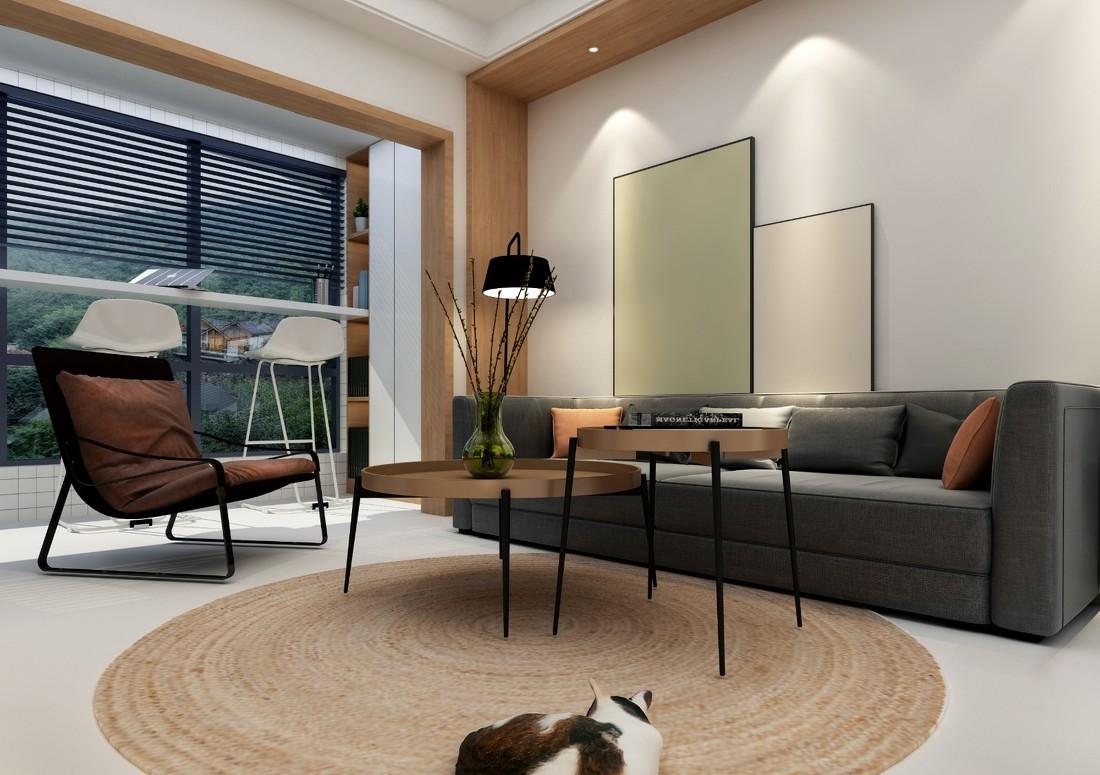 日式极简 99㎡三房设计，收纳空间丰富，阳台互通扩空间-10