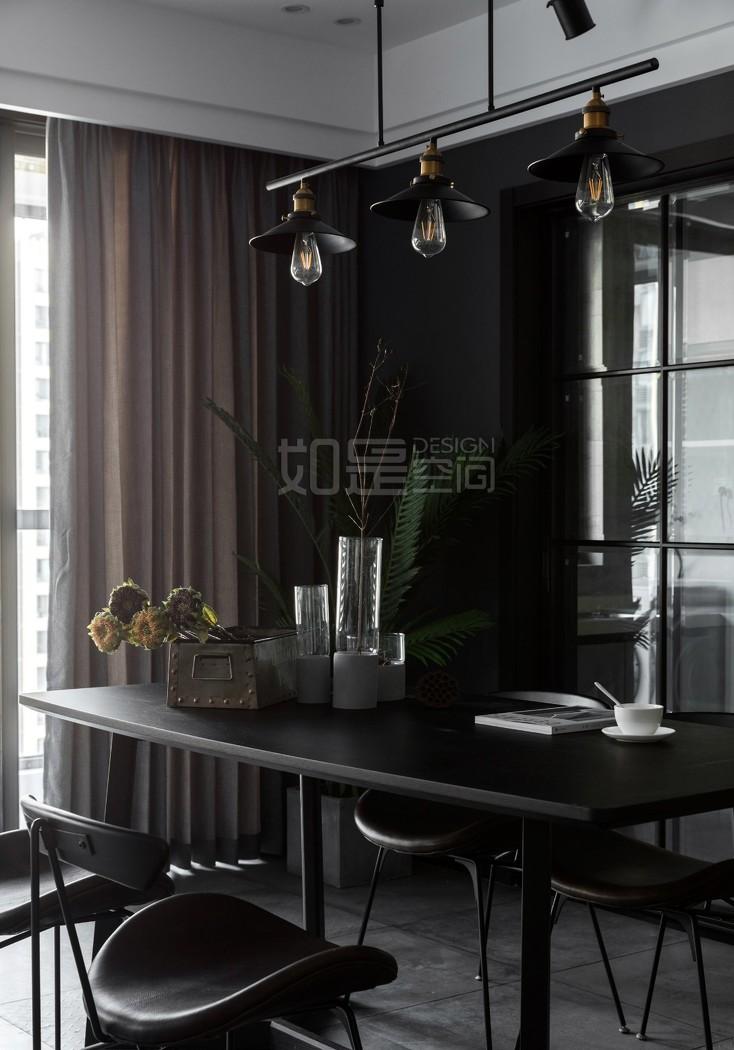 成都如是空间设计田青 | 水泥工业风平层住宅,回归本真美-15