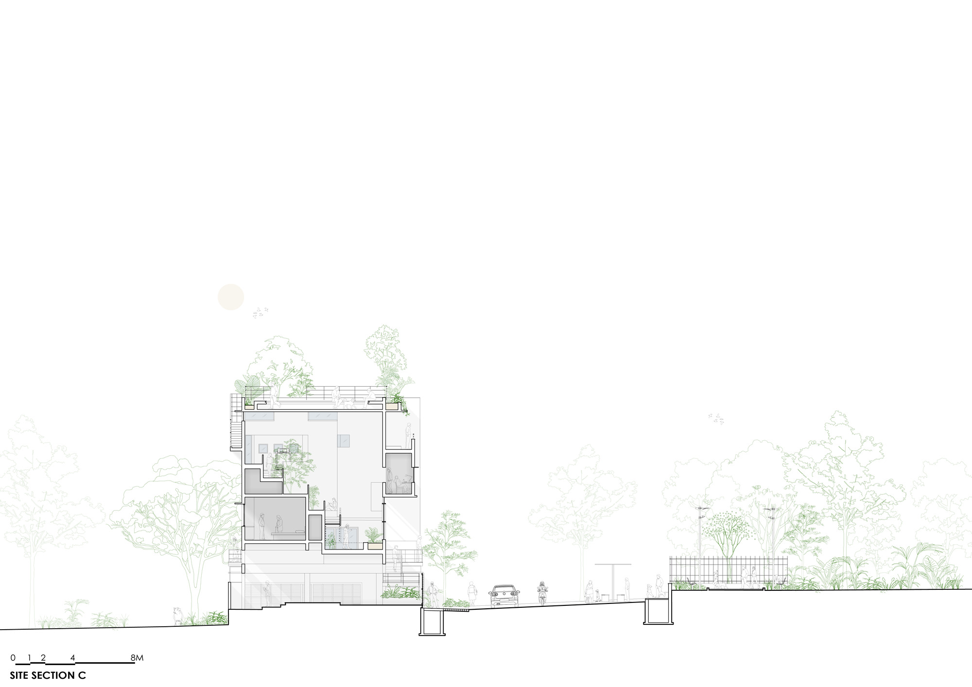 阶梯井屋丨印度班加罗尔丨A Threshold-73