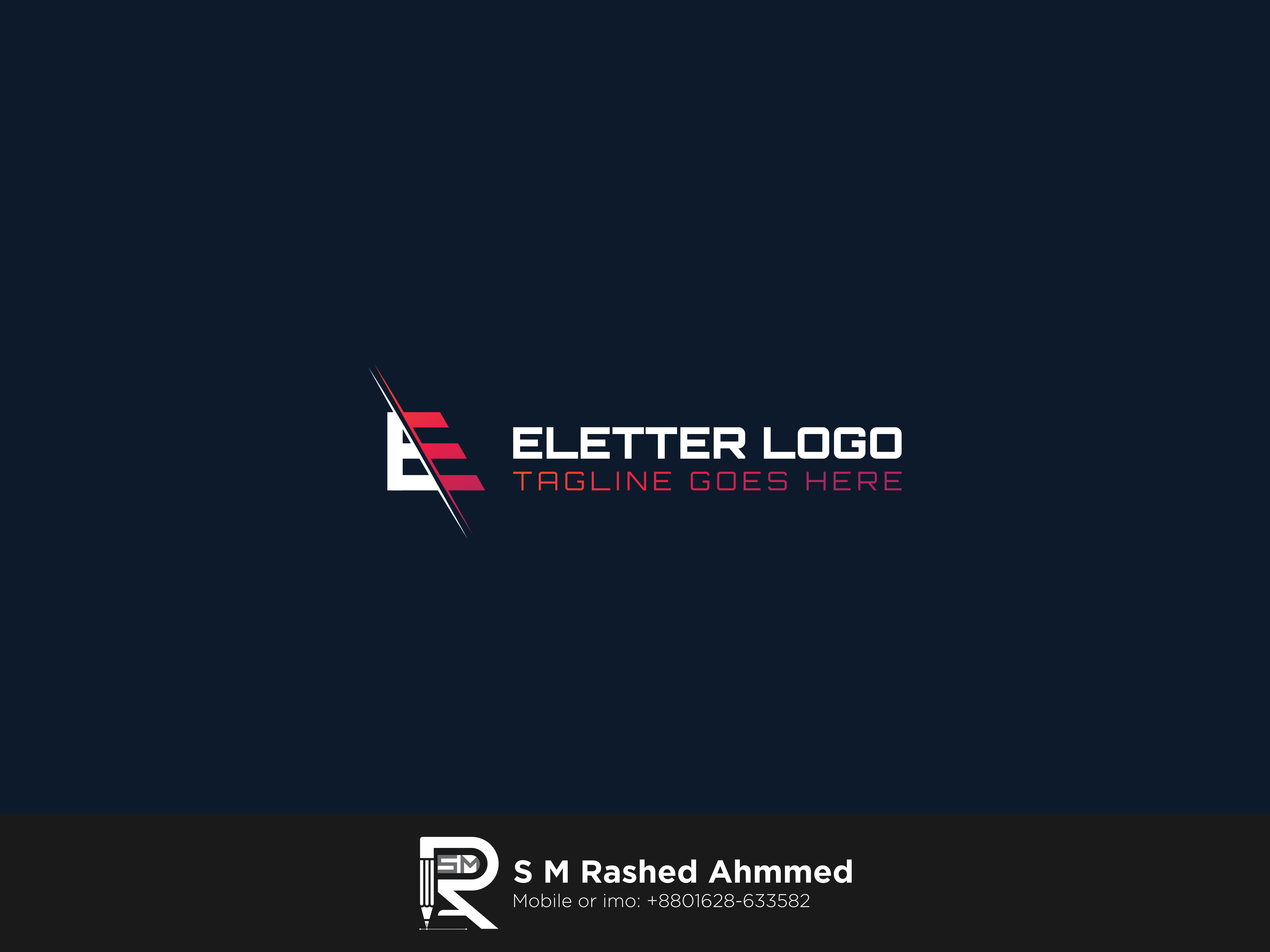 AZ 字母独特标志设计-8