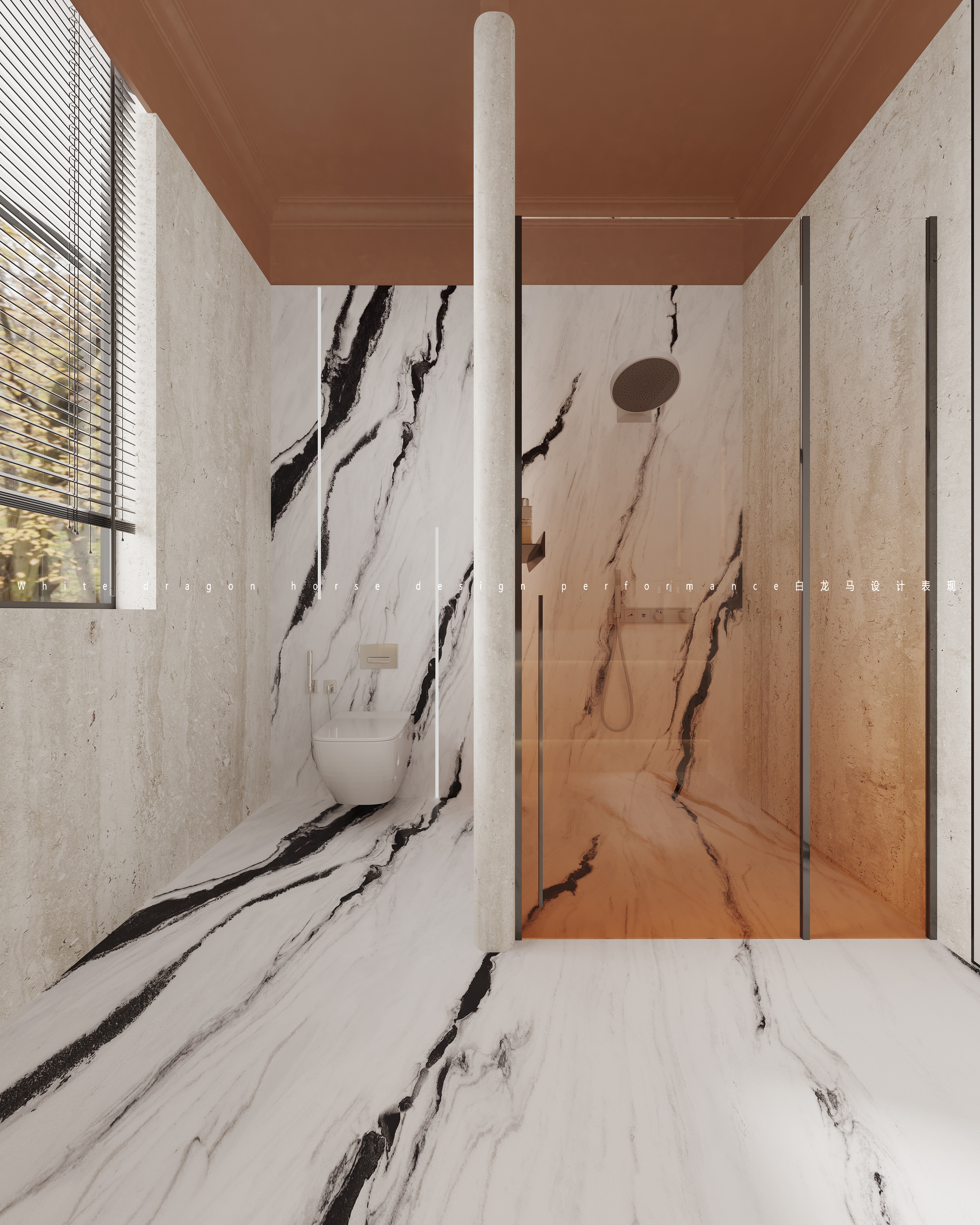 现代客餐厅卧室——白龙马效果图-16